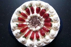 Erdbeersahne Torte