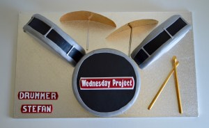 Schlagzeug Fondanttorte